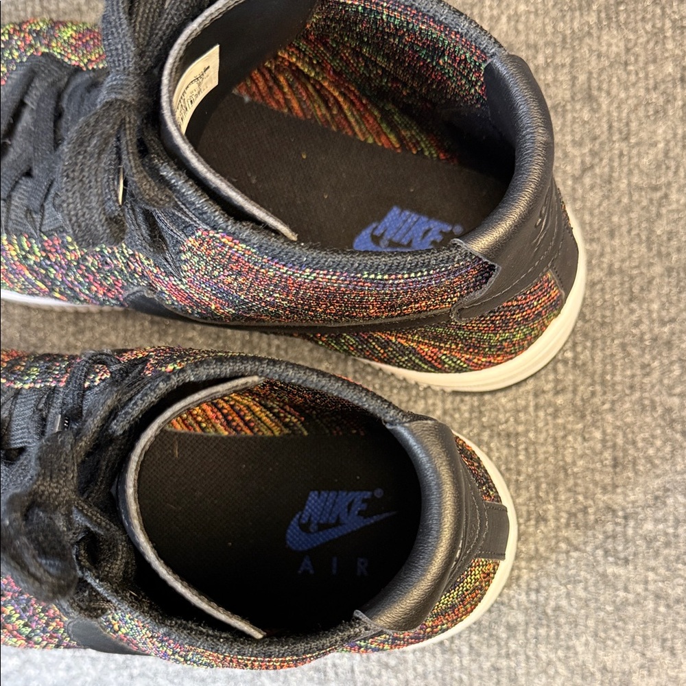 Nike Air Force 1 Ultra Flyknit Mid Multicolor Men's Size 10 US 817420-002 - Picture 10 of 11